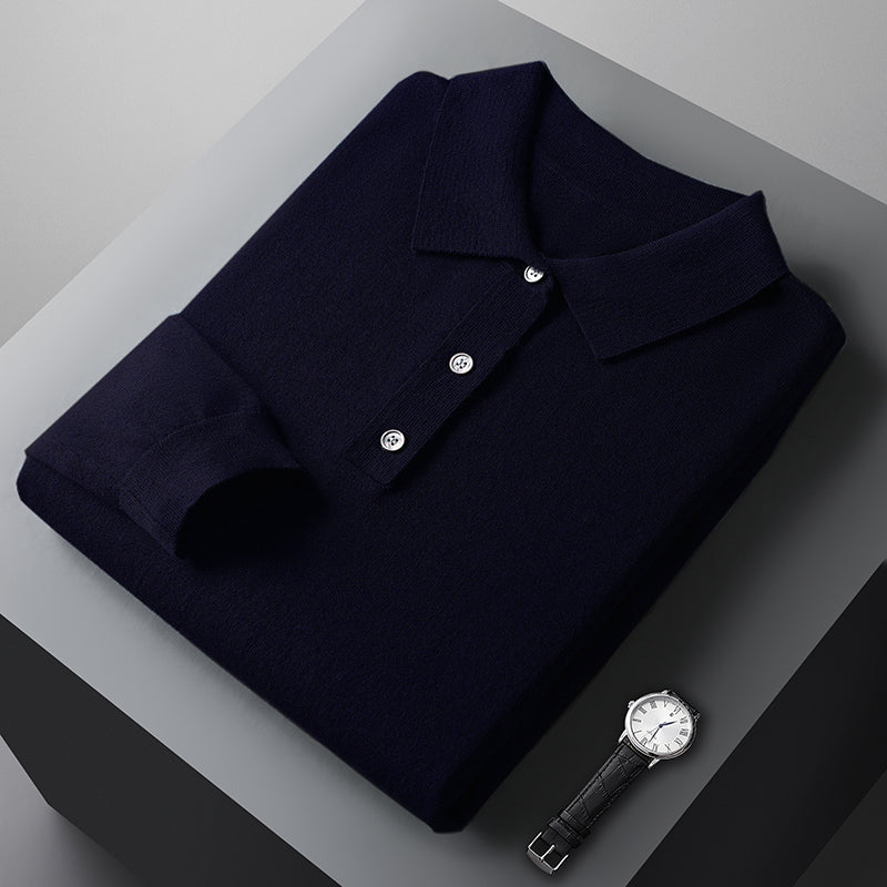 Marchiselli polo shirt 100% Cashmere 