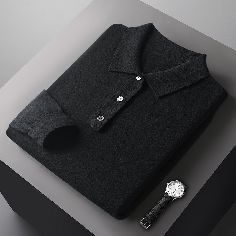 Marchiselli polo shirt 100% Cashmere 